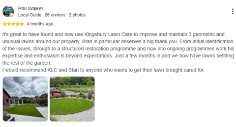 250 Google Reviews: What Our Customers Say About Kingsbury Lawn Care